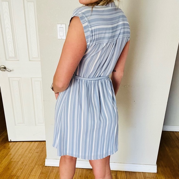Nordstrom striped wrap dress - Picture 6 of 8